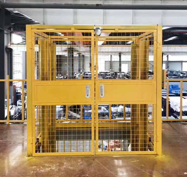 黄冈智能导轨式升降机亮相